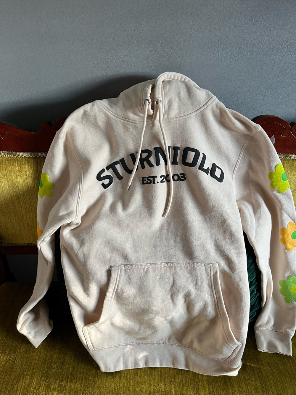 EST.2003 Cream Hoodie Sweatshirt